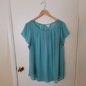 Liz Claiborne Blue Blouse